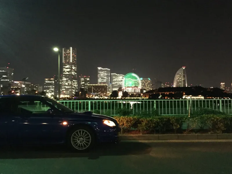 みなとみらいへ深夜ドライブ