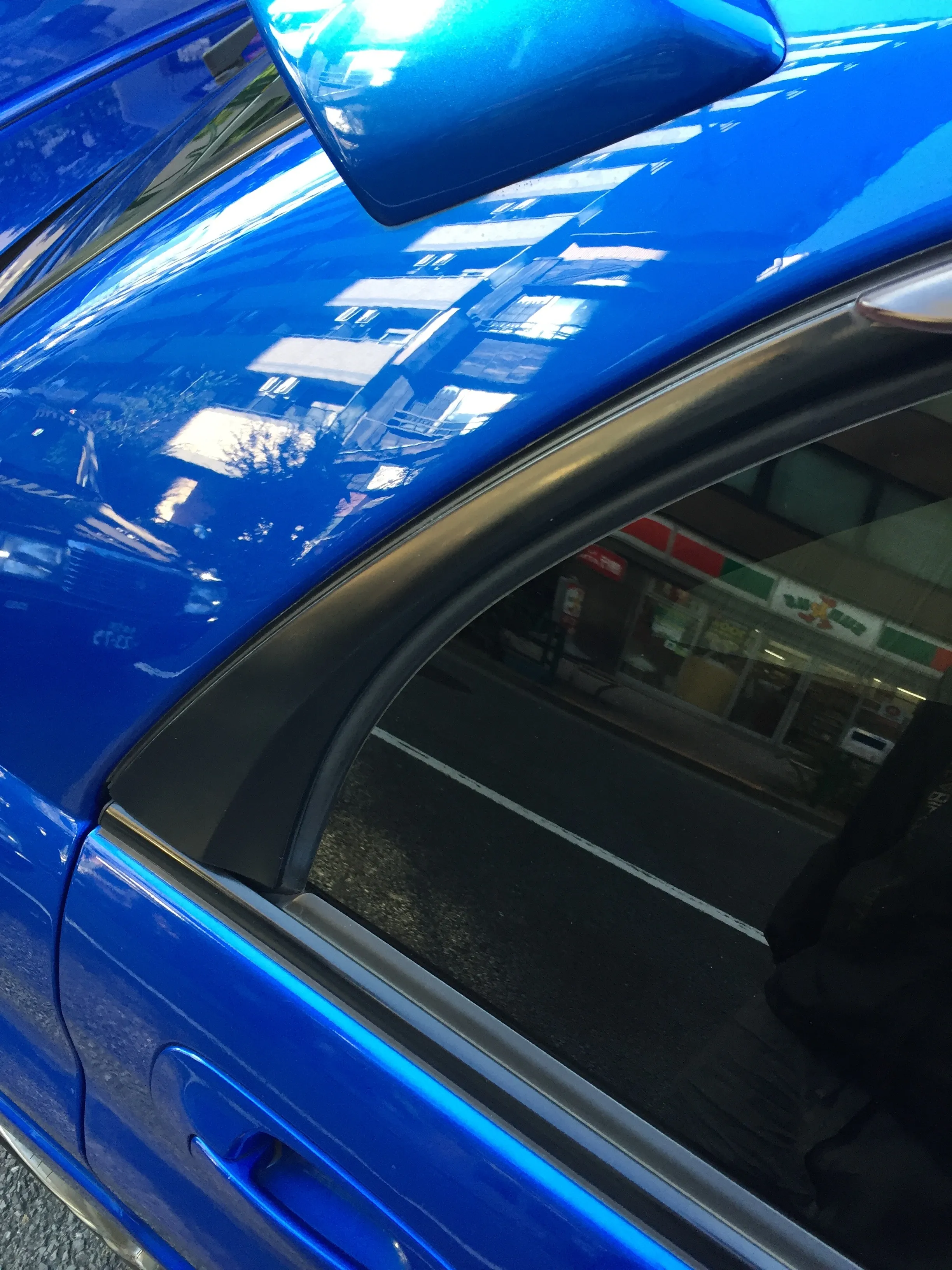 樹脂つや出し後