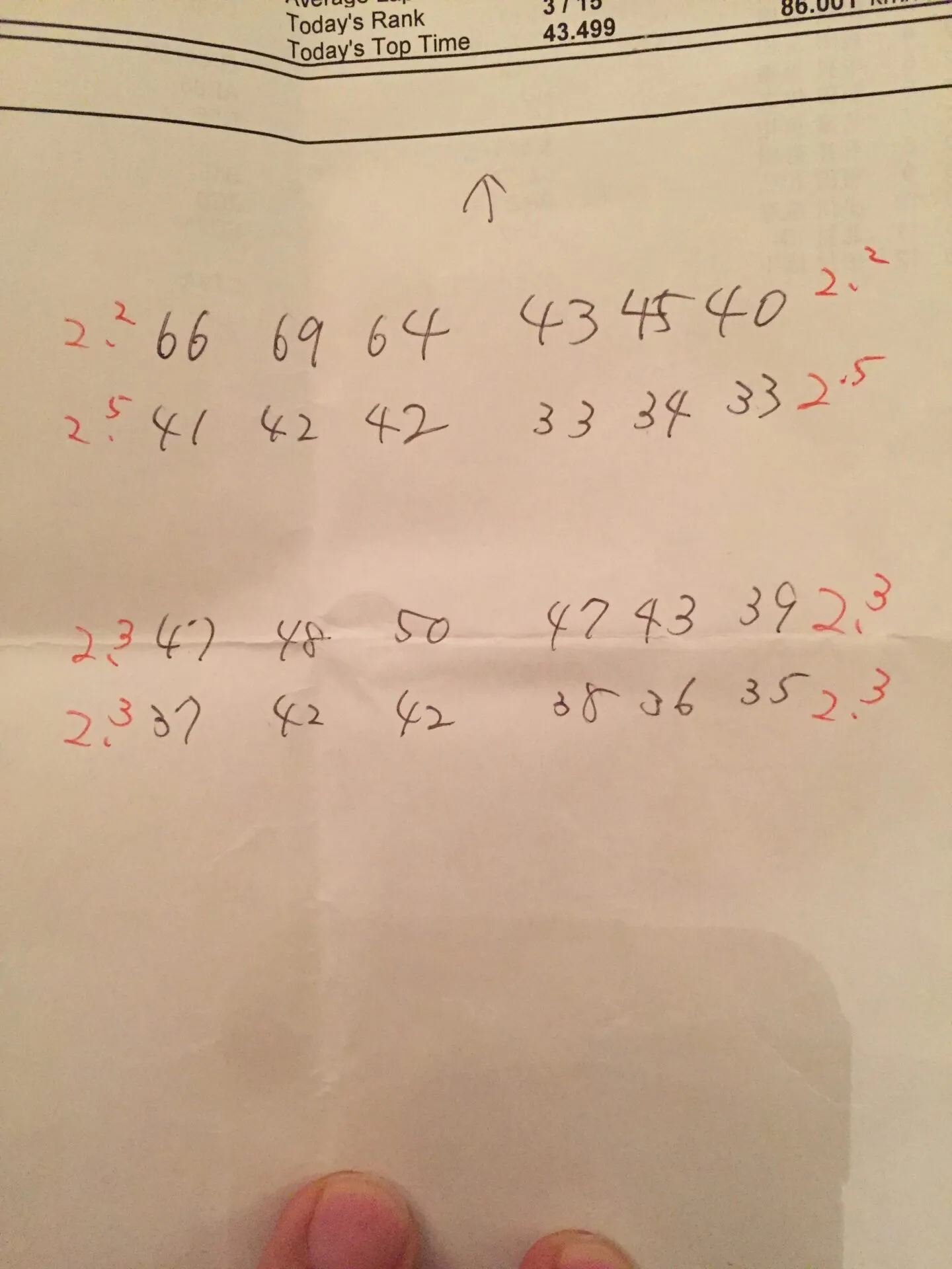 TC1000 result tire temperture