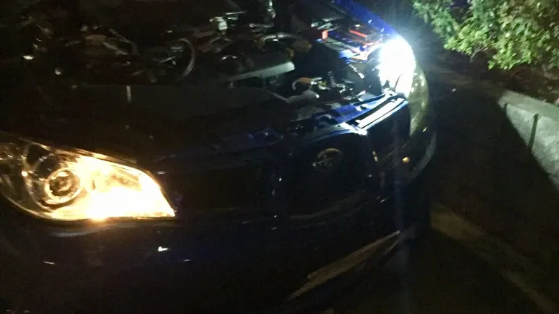 ポジションランプをLEDにして、今風になりました！