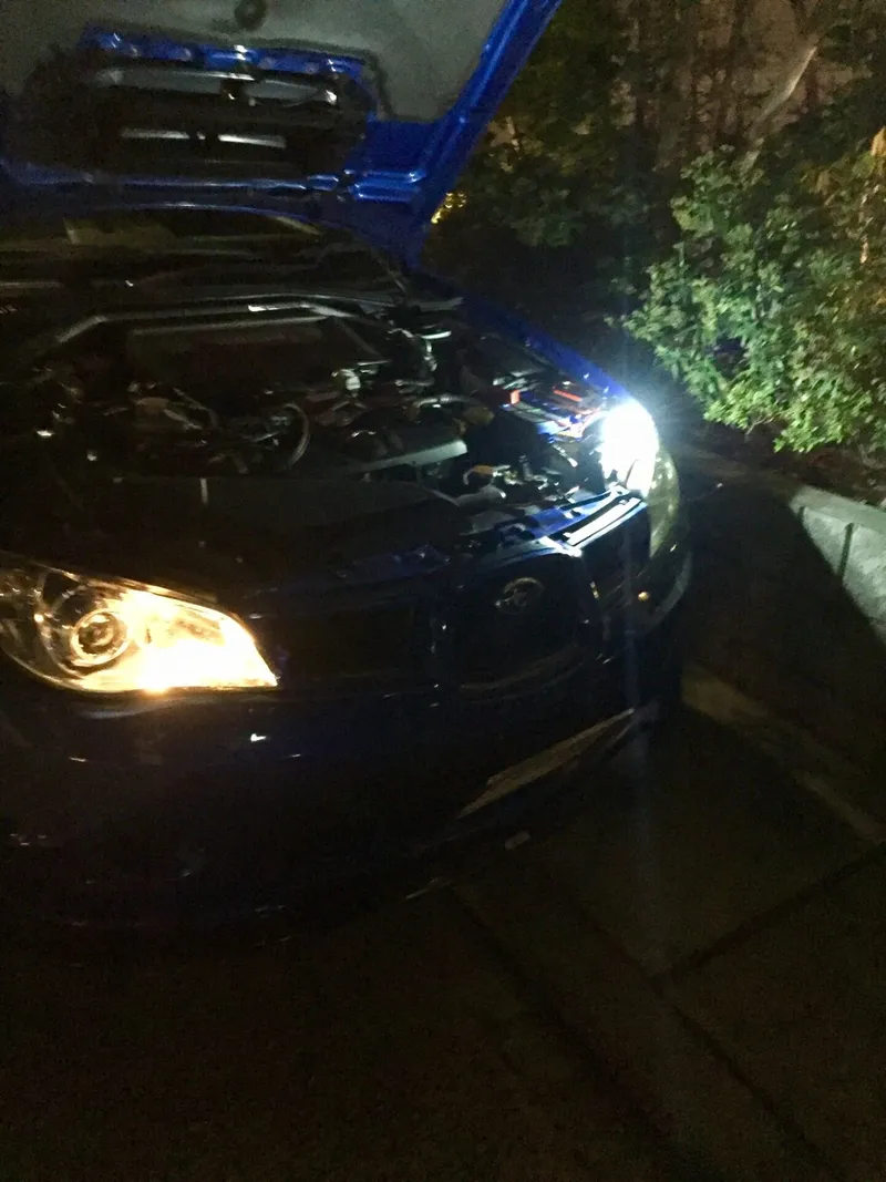 ポジションランプをLEDにして、今風になりました！