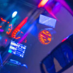 工場の夜景を撮影に